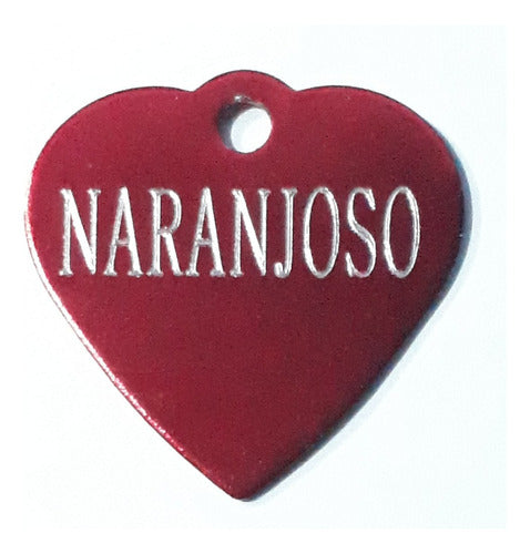 Heart-Shaped Pet ID Tags 0