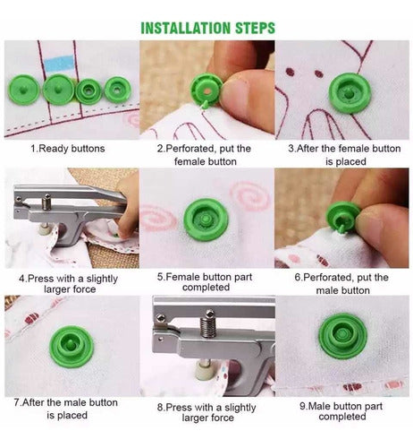 Deco Estrella Manual Snaps Pliers T3 T5 T8 Pressure Fasteners 1