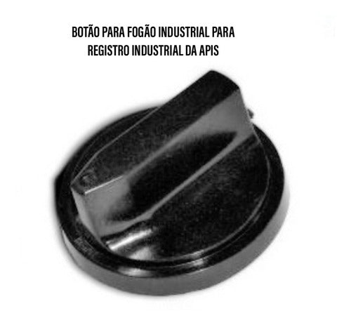 20 Botões P/ Fogão Industrial Para Registro Industrial Apis 1