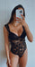 Moda Glam Body Tiras Encaje Mujer Body Dama Sexy Lencería 1