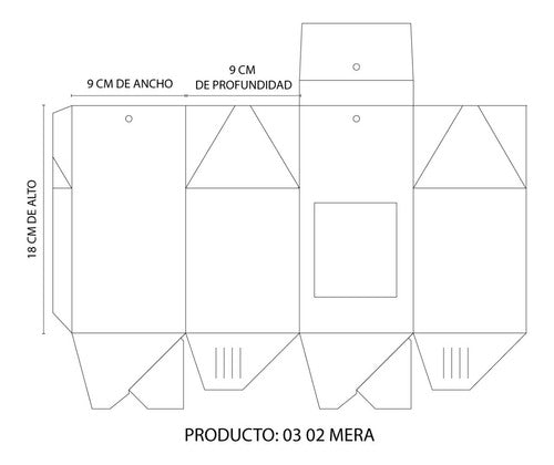 Caja Porta Mermeladas - Blanca X 50u 2