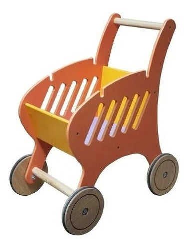 Wooden Lakalumba Shopping Cart for Toddlers 0