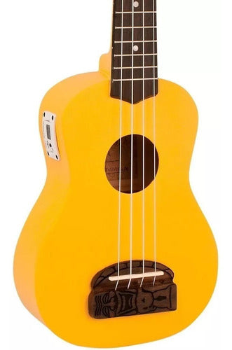 Kohala Soprano Ukulele Yellow with Tuner 0