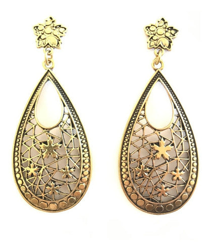 Fantasy Casting Bronze and Silver Earrings Set of 12 0