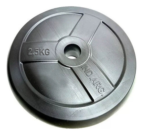 Gym-Man PVC 2.5 Kg Weight Disc for Dumbbells and Bars 2