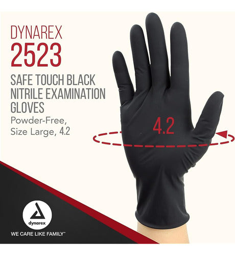 Dynarex Safe-Touch Disposable Nitrile Exam Gloves 1