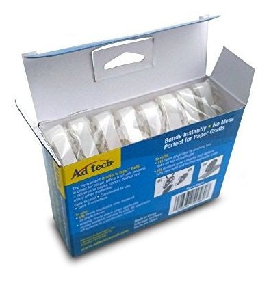 Adtech 05674 Permanent Crafters Tape Refills 8 Pack Blue Box 4