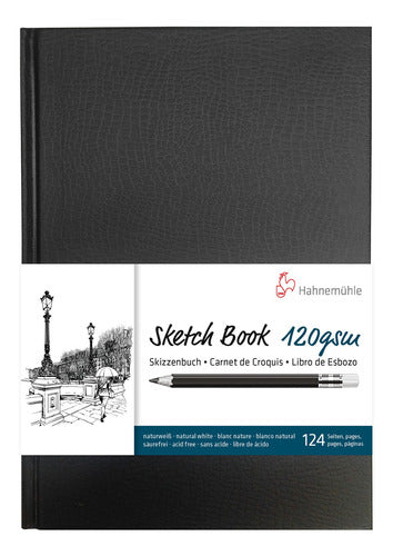 Sketch Book Hahnemuhle 120g/m2 A4 64 Folhas 0