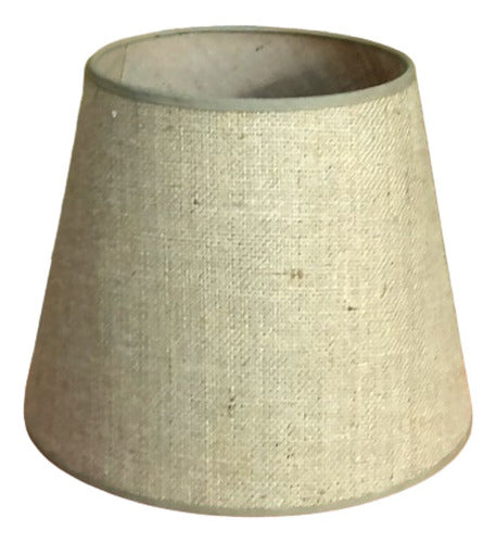 Mbs Artesanías Cónica Lampshade - 20-30/25 cm Height Burlap 0