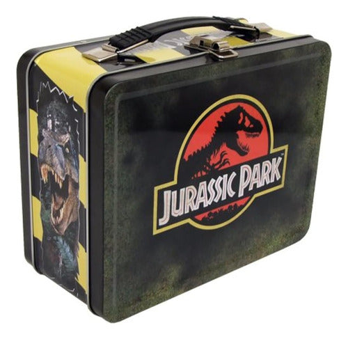 Factory Entertainment Jurassic Park Tin Tote Black, Estándar 1