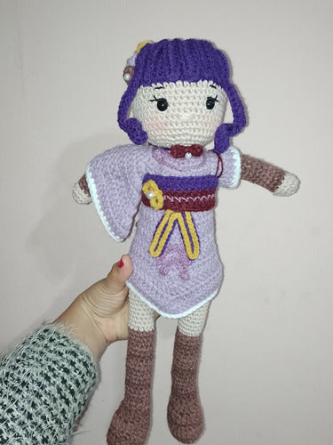 Creandoando.mi Raiden Shogun Amigurumi Custom Crochet Doll 0