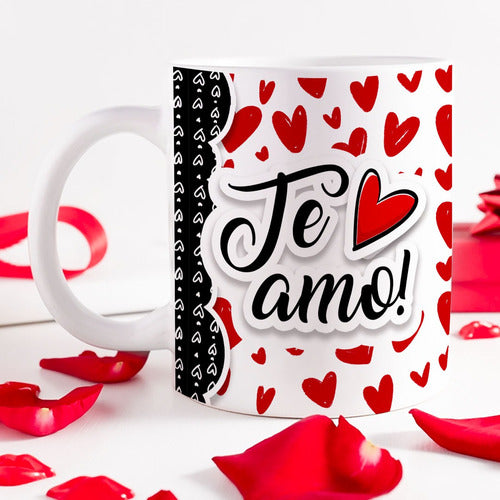 Plantillas Tazas San Valentín/ Enamorados Sublimación/ 0