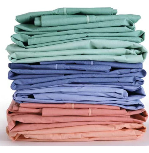 Palette 100% Cotton Sheet Set 1 1/2 Size - Look Solid Color 51