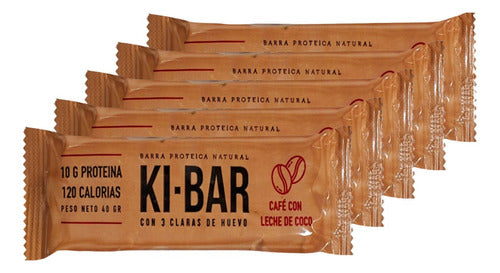 Natural Protein Bar with Egg White Ki-Bar 40g x5 3