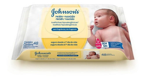 Toallitas Húmedas Recién Nacido Johnson & Johnson X 96 0