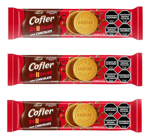 Cofler Rellenas Chocolate 85gr Pack X 3un - Cioccolato 0