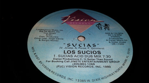 Los Sucios Sucias Vinilo Maxi Usa Muy Bueno 1990 0