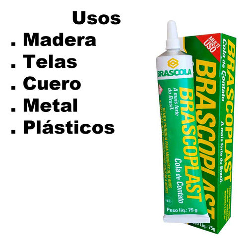 Pegamento De Contacto Brascoplast 75 Grs. Adhesivo Brascola 1