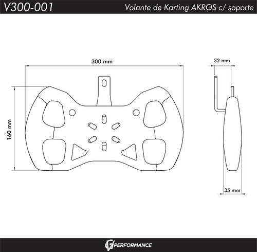 Volante Karting Akros - Sop Mychron - Gv Performance - 6c 3