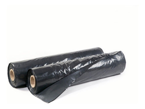 Rollo Nylon Polietileno Negro 2mts 200mic 50mts Obras Pisos 0