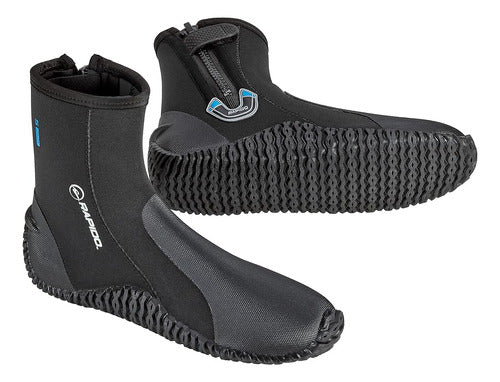 Phantom Aquatics Rapido Boutique Collection Wise 5mm Neoprene Wetsuit Zipper Dive Boot 0