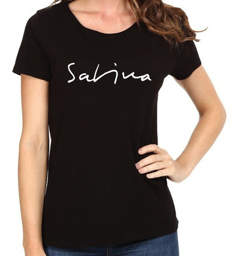 Women's Joaquin Sabina Cotton T-Shirt - Vinyl Print 0