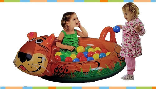 Inflatable Lion Ball Pit with 40 Colorful Balls - OK Baby Casa Valente 1