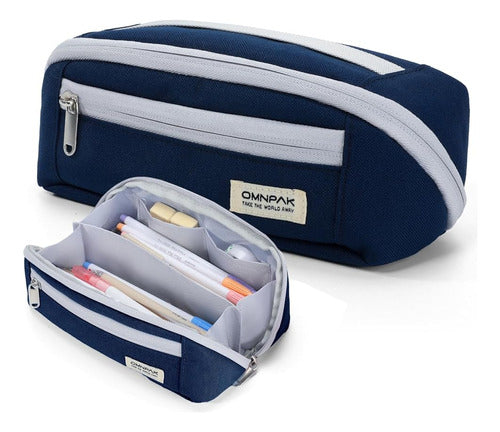 Omnpak Pencil Case Open Flat Case for Pens 0