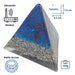 Orgonitos® Tetrahedral Blue Pyramid with Tourmaline 1