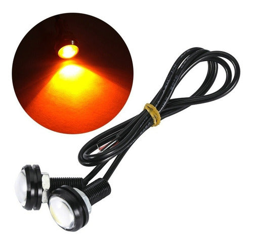 LED OJO Eagle 9W COB Light with Amber Lens 1