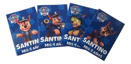 30 Birthday Paw Patrol Bags and 30 Coloring Paw Patrol Booklets 8