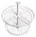 White Rotating Carousel Basket 70 cm Diameter 0