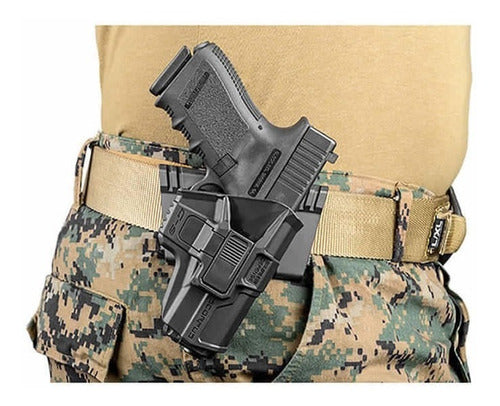 Funda Externa Fab Defense Scorpus Nivel 2 Glock 9-40 Cinto 1