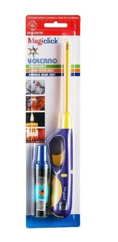 Magiclick Encendedor Chispero Con Recarga Volcano Pettish 0