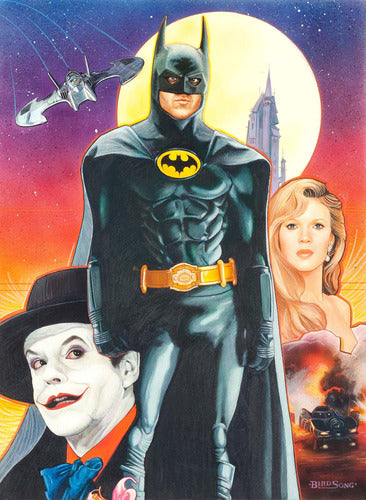 Batman 1989 Movie Posters Vinyl Canvas 90x60 cm 18