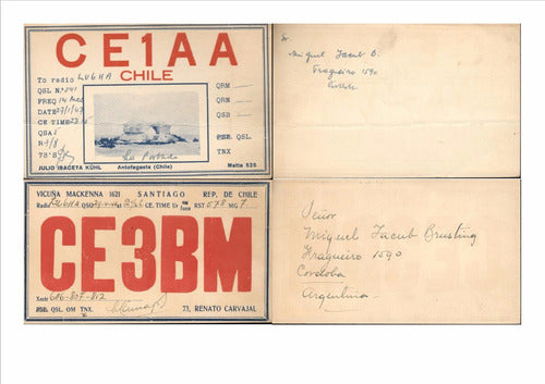 20 Tarjetas Qsl - Usuario Lu6ha (años 1946 Y 1947) 2