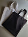 Tote Bag 100% Polyester, Sublimation Ready Black/Cream 2