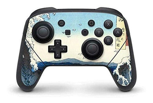 Controlador Hiroshige Nintendo Switch Pro Skin Vista De Los 0