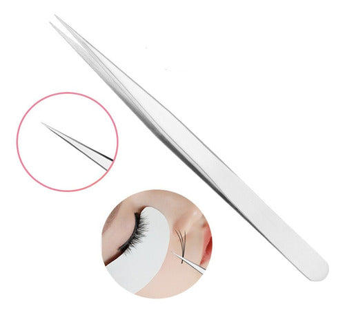 Navina Curved and Straight Tweezers for Eyelash Extensions 3