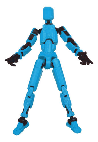 3DFactoryShop Articulated Dummy 13 cm with Weapons + Titan Base 5