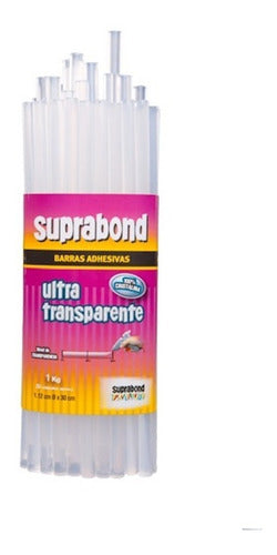 Suprabond Ultra Transparent Thick Silicone Sticks 500g 0