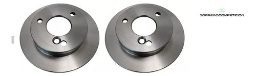 Front Brake Discs and Pads Kit for Renault Kwid Solid 9