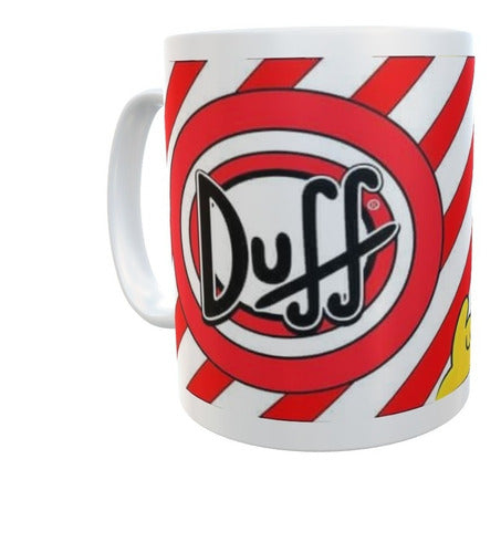 Orca Ceramic Mug Duff The Simpsons Sublimated 0