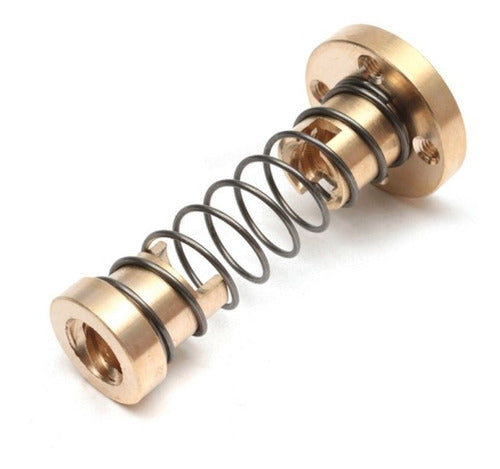 Generic 3D Printer Nut Bronze P/Var 8mm + CNC Spring (100303) 1