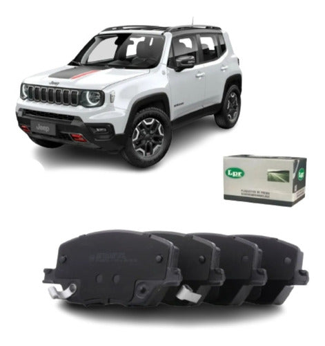 Lpr Pastilla Freno Para Jeep Renegade 1.8 2.0 16v Crd Delantera 0