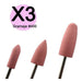 P&N Silicone Buffing Bits for Russian Manicure and Pedicure - Pack of 3 1