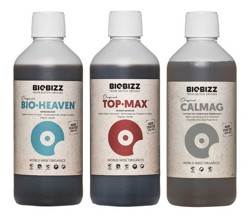 Biobizz Combo Fertilizantes Bio Heaven Topmax Calmag 250 Ml 0