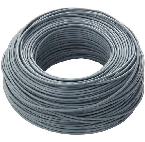 Cable Super Plástico Gris 2x4 Mm - Precio X Tramo 15 Metros 0