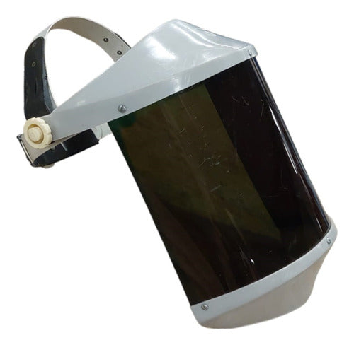 Adjustable Face Shield with Head and Chin Protection 20 cm 0