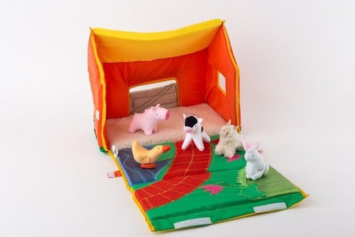 Ainé Farm with Animals Educational Fabric Toys 1